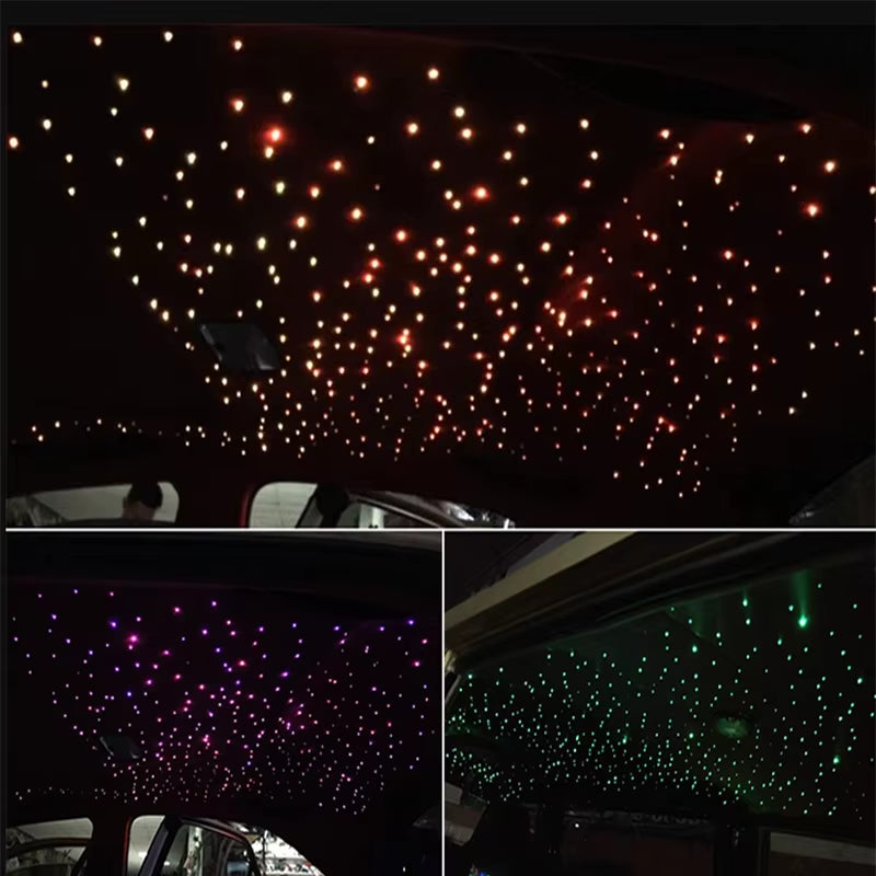 6W Car Starry Sky Light LED Auto Interior Decoration Accessories Lamp Car Roof Star Lights Ceiling Fiber Optic Light