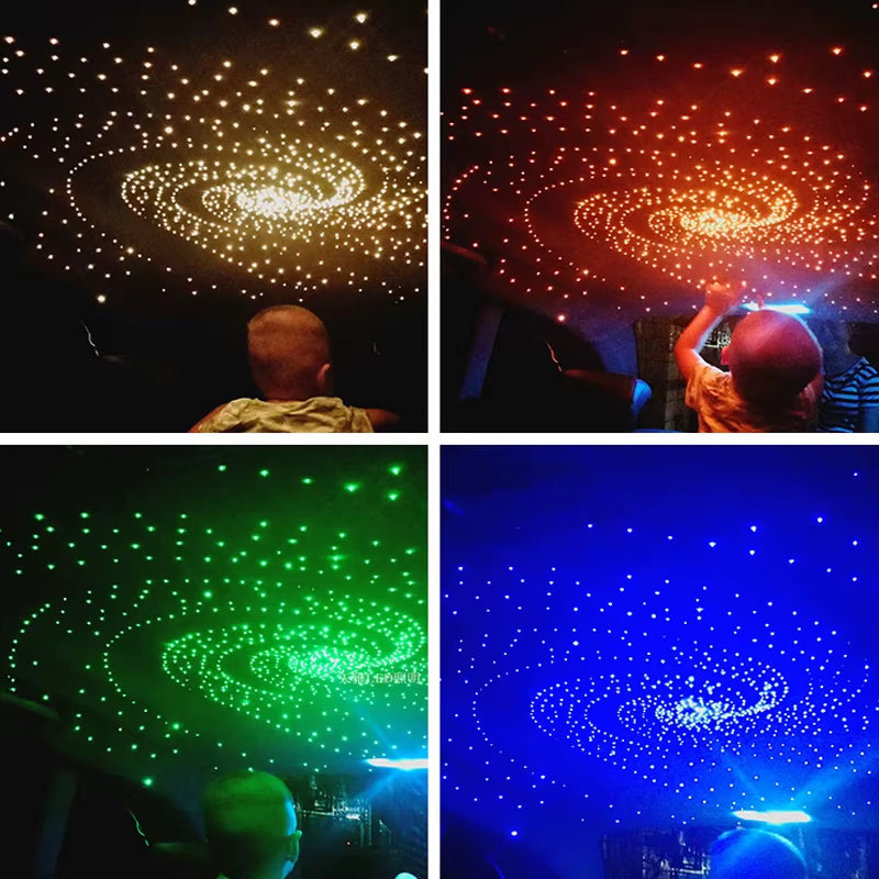 6W Car Starry Sky Light LED Auto Interior Decoration Accessories Lamp Car Roof Star Lights Ceiling Fiber Optic Light